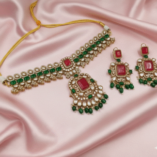 Amethyst Frost Mosaic Choker Set