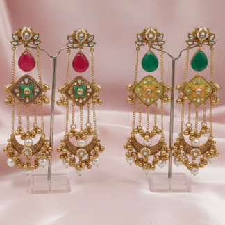 Lotus Tiered Heritage Statement Jhumki