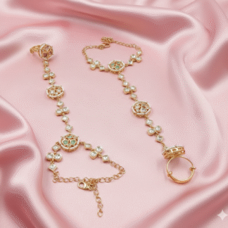 Royal Emerald Blossom Moissanite Hathfull