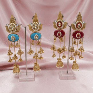 Empress Mint Emerald & Ruby Moissanite Choker Set