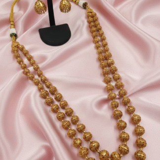 Elegant Floral Vine American Diamond Necklace Set