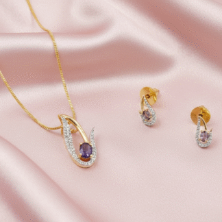 Radiant Cushion-Cut AD Choker Set