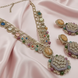 Maharani Antique Kundan Collar Set