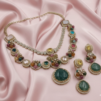 Vibrant Crimson Red marbled stones with dark organic veining on a gold-toned base.