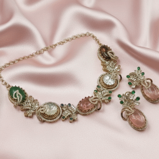 Enchanted Floral Bloom AD Pendant Set