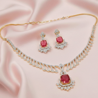 Maharani Emerald & Pearl Kundan Meenakari Set