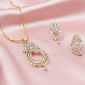 Royal Maharani Meenakari Necklace Set with Ruby Accents