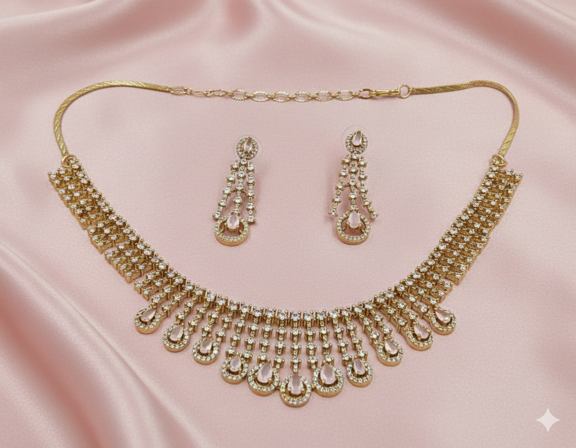 Maharani Emerald & Multi-Strand Pearl Kundan Set