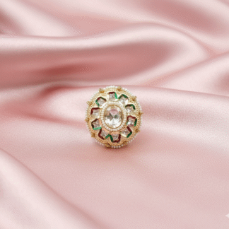 Grand Imperial Polki Statement Ring