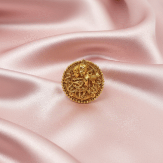 Royal Emerald & Ruby Moissanite Polki Set